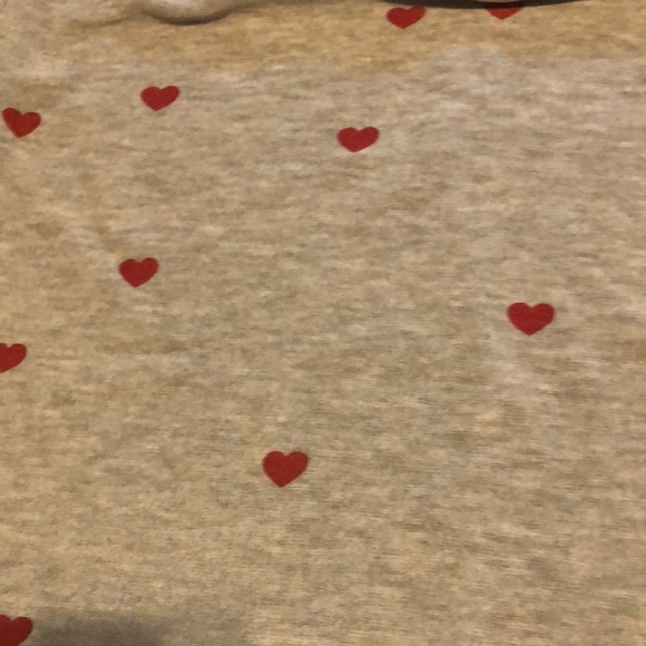 Grey chasor heart hoodie girls size 12 - Picture 4 of 4